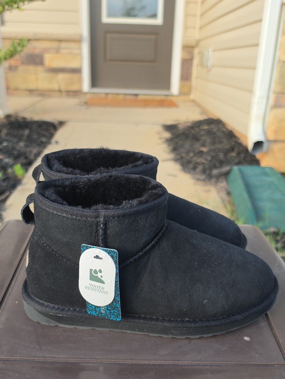 EMU Australia Stinger Micro Womens Black Boot Casual Boots Size 7 Fall Winter